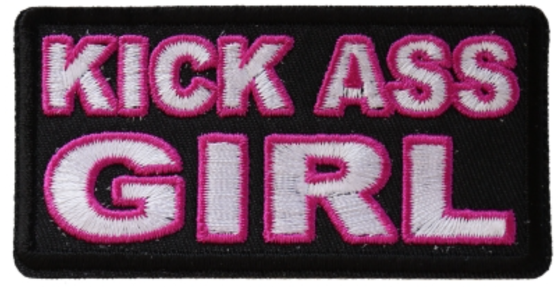 Kick Ass Girl Patch